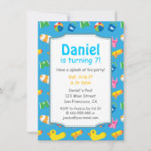 Kinder zomerweek - uitnodiging voor de Birthday Po (Voorkant)