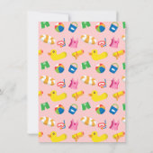 Kinder zomerweek - uitnodiging voor de Birthday Po (Achterkant)