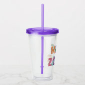 Kinder zone Dinosaurs Acryl Drinkbeker (Rechts)