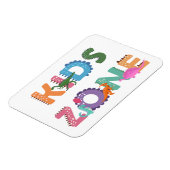 Kinder zone Dinosaurs Magneet (Linkerzijde)