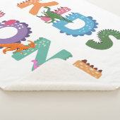 Kinder zone Dinosaurs Sherpa Deken (3/4)