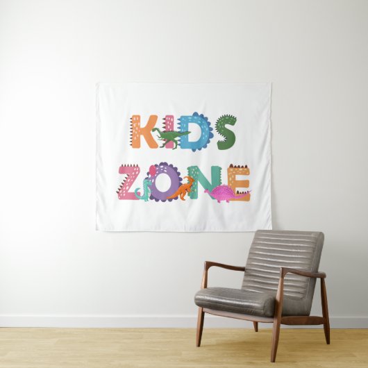 Kinder zone Dinosaurs Wandkleed (In Situ (horizontaal))