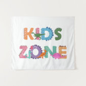 Kinder zone Dinosaurs Wandkleed (Voorkant (horizontaal))