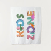 Kinder zone Dinosaurs Wandkleed (Voorkant)