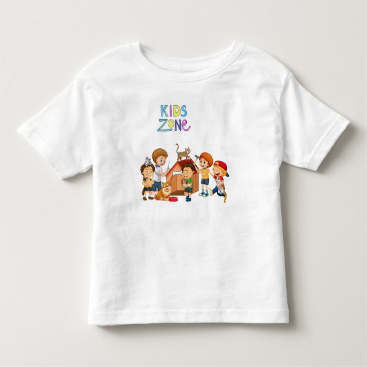 Kinder zone, mooi T-shirt voor peuters (Voorkant)