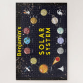 Kinder zonnestelsel Monogram Melkweg Planeten Fun Legpuzzel (Verticaal)