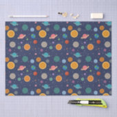 Kinder zonnestelsel tissuepapier (Craft)