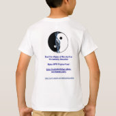 Kinder Zonneuwelijk Afbeelding T-Shirt (Achterkant)