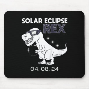 Kinder Zonsverduistering T Rex 04.08.2024 Dino Fun Muismat