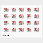 Kinder Zorg 1 Hersentumor Ronde Sticker (Vel)