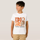 Kinder zorg 1 Leukemie T-shirt (Voorkant volledig)
