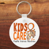 Kinder zorg 1 MS met multiple sclerose Sleutelhanger (Voorkant)