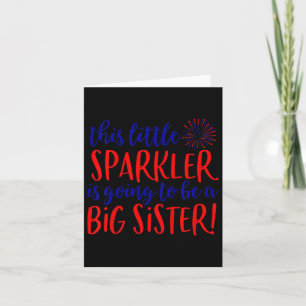 Kinder zuster Sparkler 4 juli Zwangerschap Ann Kaart
