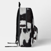 Kinder zwart-wit Koe thema Bedrukte Rugzak (Links)