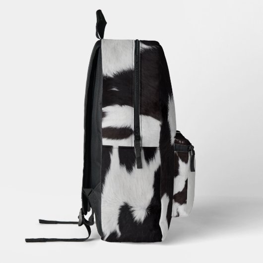 Kinder zwart-wit Koe thema Bedrukte Rugzak (Links)