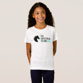 Kinder zwarte Logo T-Shirt (Voorkant volledig)