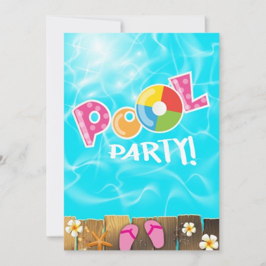 Kinder zwembad kaart (Achterkant)