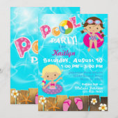 Kinder zwembad kaart (Voorkant / Achterkant)