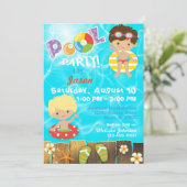 Kinder zwembad kaart (Staand voorkant)