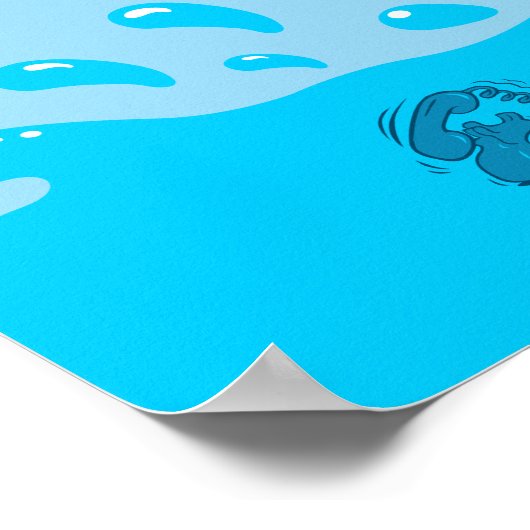 Kinder Zwemlessen Poster (Hoek)