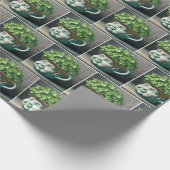 Kinderachtige bloempot cadeaupapier (Hoek)