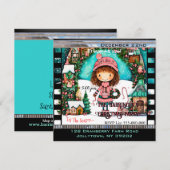 Kinderachtige droom grillige jaarlijkse kerstfeest kaart (Voorkant / Achterkant)