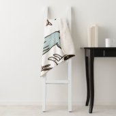 Kinderachtige honden, met de hand getekend, trendy sherpa deken (In situ)