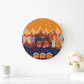 Kinderachtige huisbomen Scandinavisch patroon Grote Klok (Huis)