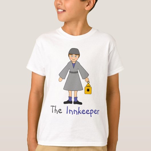 Kinderactiviteit — Bethlehem Innkeeper T-shirt (Voorkant)