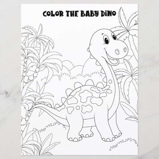 Kinderactiviteit Leuke Plezierige Dinosaurier Kleu (Voorkant)