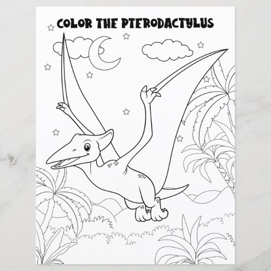 Kinderactiviteit Leuke Plezierige Dinosaurus Kleur (Voorkant)