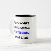 kinderarts, geweldige tweekleurige koffiemok (Voorkant links)