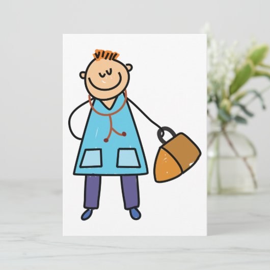 Kinderarts Kaart (Staand voorkant)