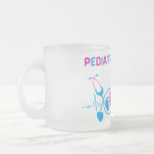 kinderarts, kinderarts, kinderarts, kinderarts, matglas koffiemok (Links)