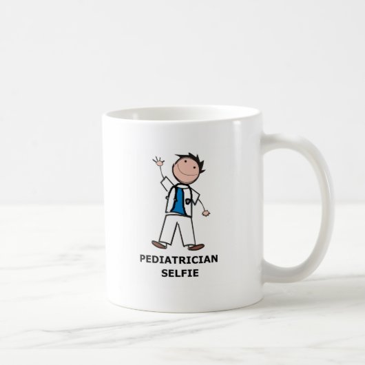 Kinderarts Selfie Koffiemok Dokter Cadeau (Rechts)