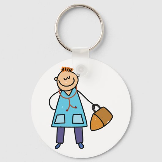 Kinderarts Sleutelhanger (Achterkant)