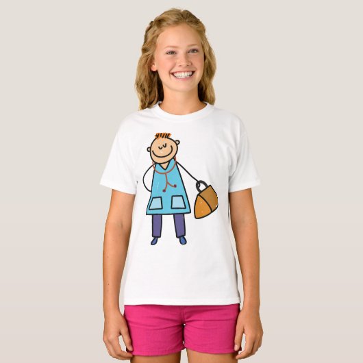 Kinderarts T-shirt (Voorkant volledig)