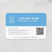 Kinderarts Teddy Bear Schattigee afspraak Visitekaartje (Voorkant)