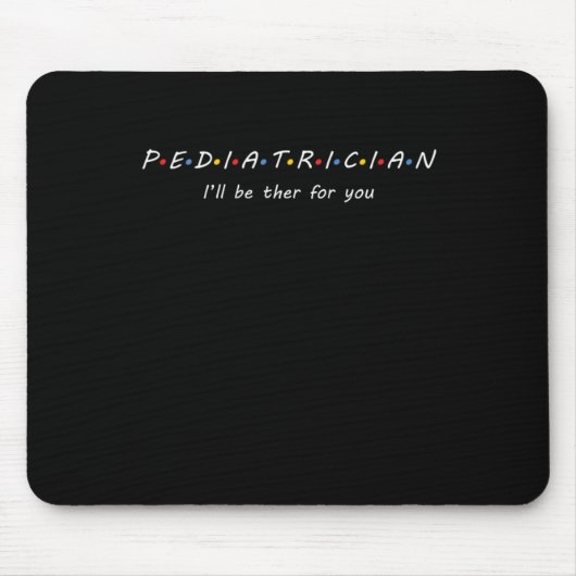 Kinderarts verpleegkundige Medicijnen Gift Muismat (Voorkant)