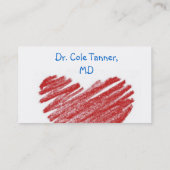 Kinderarts Visitekaartje (Achterkant)