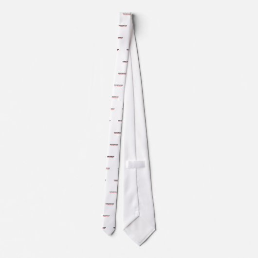 Kinderarts zie ik kleine mensen stropdas (Achterkant)