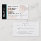 Kinderartsen Medische Visitekaartjes Afsprakenkaartje (Voorkant / Achterkant)