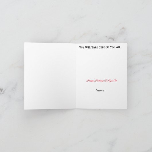 Kinderartsen met Elves en Kinder kerstkaart Kaart (Binnen)