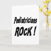 Kinderartsen rocken! Wenskaart Kaart (Gele Bloem)