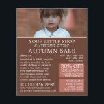 Kinderarts's Clothing Store Advert Flyer<br><div class="desc">Children's Clothing Store Advertising Flyers By The Business Card Store is een geweldige Girl.</div>