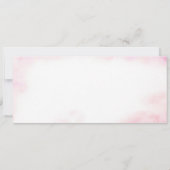Kinderballerina-feestticket baby shower (Achterkant)