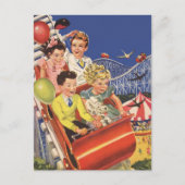  kinderballonnen Dog Roller Onderzetter Ride Briefkaart (Voorkant)