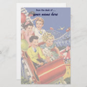  kinderballonnen Dog Roller Onderzetter Ride Briefpapier (Voorkant / Achterkant)