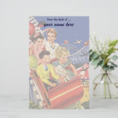  kinderballonnen Dog Roller Onderzetter Ride Briefpapier (Staand voorkant)