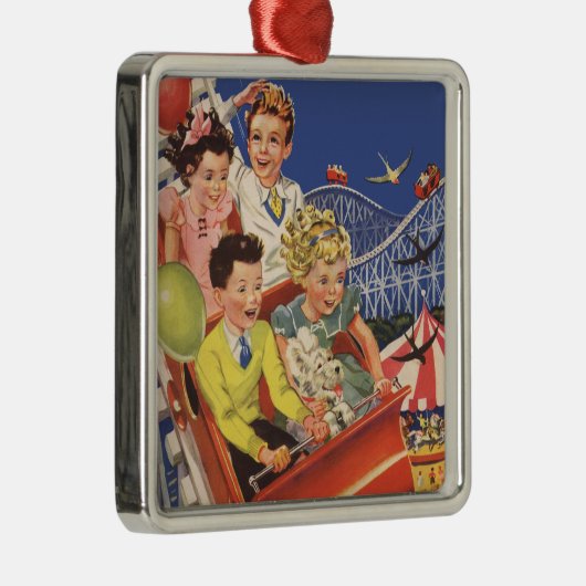  kinderballonnen Dog Roller Onderzetter Ride Metalen Ornament (Rechts)